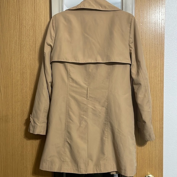 Primark size 8 camel color double breasted coat with buttons and front pockets - Picture 8 of 12